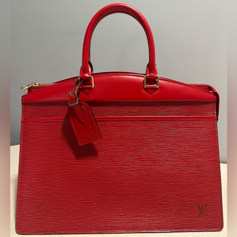 Louis Vuitton Riviera Handbag Epi Leather